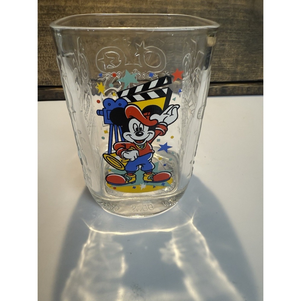 Walt‎ Disney World 2000 Celebration Glass McDonalds Mickey Mouse Disney Studios